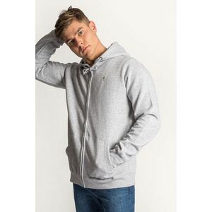 Mikina s Kapucí na Zip, Barva Šedá, s Potiskem Toucan obraz