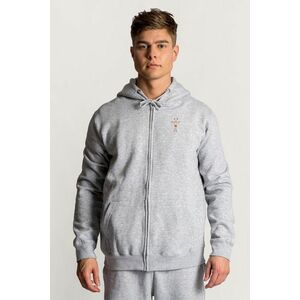 Mikina s Kapucí na Zip, Barva Šedá, s Potiskem Tribal Giraffe obraz