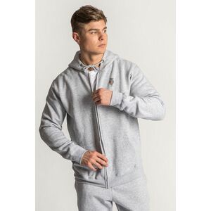 Mikina s Kapucí na Zip, Barva Šedá, s Potiskem Zengaya Owl obraz