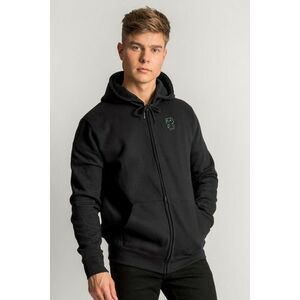 Mikina s Kapucí na Zip, Barva Černá, s Potiskem Neon Teddybear obraz