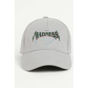 Kšiltovka Jockey, Barva Šedá, s Potiskem Madness obraz