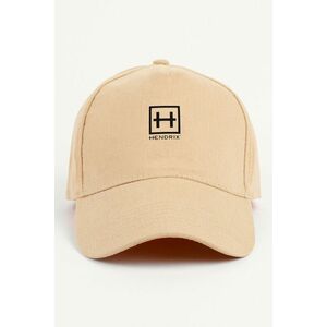 Kšiltovka Jockey, Barva Béžová, s Potiskem Hendrix Badge obraz
