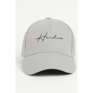 Kšiltovka Jockey, Barva Šedá, s Potiskem Hendrix Signature obraz