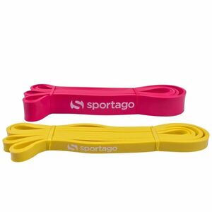 Posilovací gumy Sportago Pase - sada na rozcvičení - červená + černá obraz