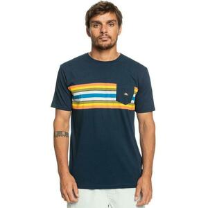 Quiksilver Surfadelica Stripe Pocket, Pánské tričko, Velikost: S obraz