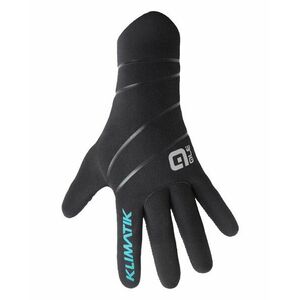 ALÉ Cyklistické rukavice dlouhoprsté - NEOPRENE PLUS - černá XL obraz