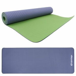 Podložka na cvičení Sportago TPE Yoga dvouvrstvá 173x61x0, 4 cm, šedá obraz