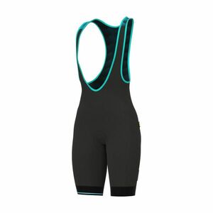 ALÉ Cyklistické kalhoty krátké s laclem - KLIMATIK K-ATMO 2.0 - černá L obraz