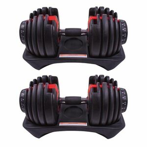 Sada 2ks nastavitelných jednoručních činek 2, 5-24kg obraz