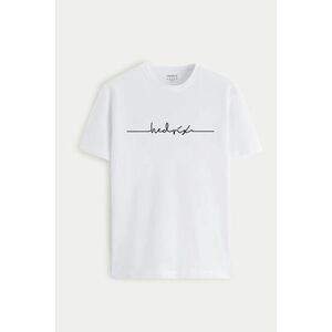 Tričko, Barva Bílá, s Potiskem Hedrix Pulse obraz