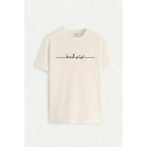 Tričko, Barva Ekru, s Potiskem Hedrix Pulse obraz