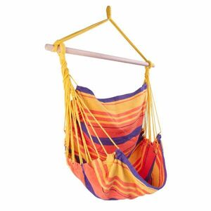 Sportago Playa závěsné houpací křeslo, do 120 kg, žlutá/oranžová obraz