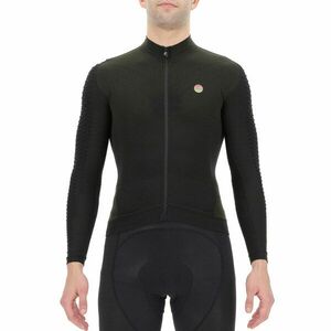 UYN Cyklistický dres s dlouhým rukávem zimní - AIRWING WINTER - černá S obraz