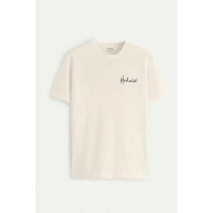 Tričko, Barva Ekru, s Potiskem Hedrix Handwriting obraz