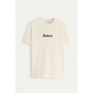 Tričko, Barva Ekru, s Potiskem Hedrix Retro obraz