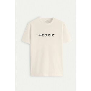 Tričko, Barva Ekru, s Potiskem Hedrix Logo obraz