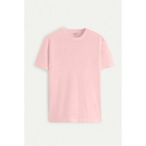 Tričko, Barva Růžová, s Potiskem Basic T Shirt obraz