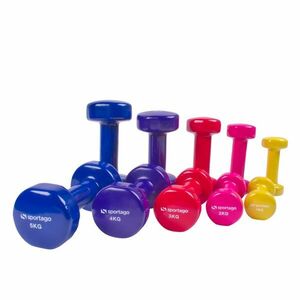 Jednoruční činky Sportago Kirby, sada 1 až 5kg obraz