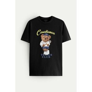 Tričko, Barva Černá, s Potiskem Tennis Teddy obraz