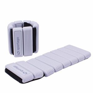 Sportago Fity Groove silikonové závaží na kotníky 2x0, 5 kg, šedé obraz