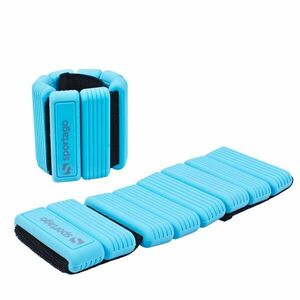 Sportago Fity Groove silikonové závaží na kotníky 2x0, 5 kg, modré obraz