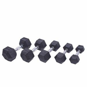 Sada jednoručních činek Sportago Hexagon - 2, 5 + 5 + 7, 5 + 10 + 12, 5 kg obraz