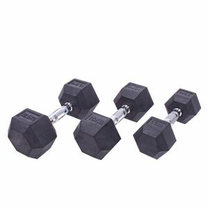 Sada jednoručních činek Sportago Hexagon - 7, 5 + 10 + 12, 5 kg obraz