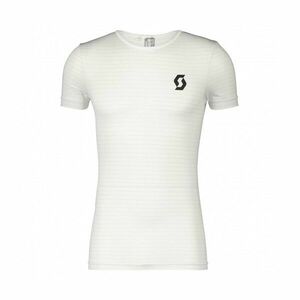 SCOTT Cyklistické triko s krátkým rukávem - CARBON - bílá M obraz