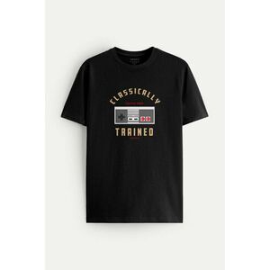 Tričko, Barva Černá, s Potiskem Retro Gamer obraz