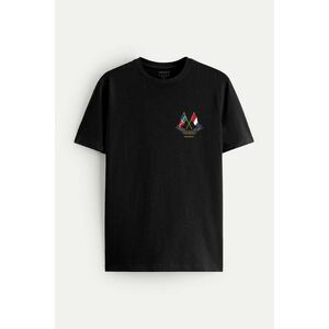 Tričko, Barva Černá, s Potiskem Nautical Flags obraz