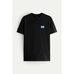 Tričko, Barva Černá, s Potiskem Argentina Flag obraz