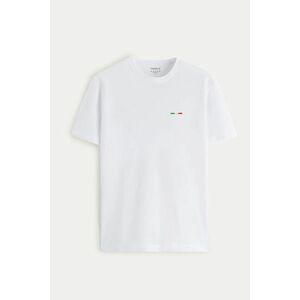 Tričko, Barva Bílá, s Potiskem Italian Stripe obraz