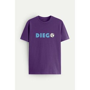 Tričko, Barva Fialová , s Potiskem Diego Legend obraz