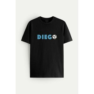 Tričko, Barva Černá, s Potiskem Diego Legend obraz