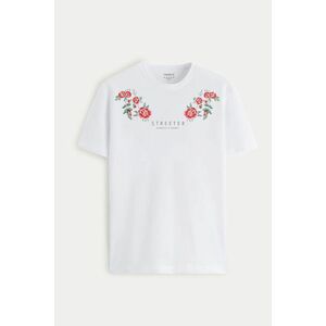 Tričko, Barva Bílá, s Potiskem Always Rebel obraz