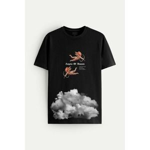 Tričko, Barva Černá, s Potiskem Angels Of Heaven obraz
