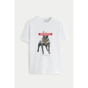 Tričko, Barva Bílá, s Potiskem Underdog obraz