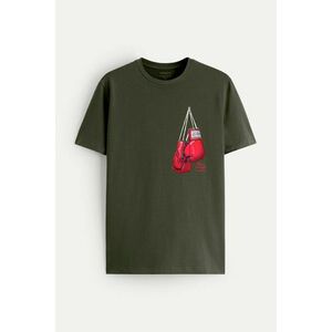 Tričko, Barva Khaki, s Potiskem Boxing Legend obraz