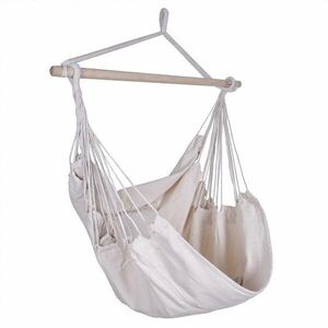 Sportago Playa Deluxe závěsné houpací křeslo, béžové obraz