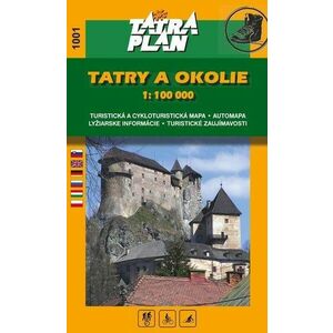 TATRAPLAN Tatry a okolí 1: 100 000, SJ, Mapa, Velikost: Univerzální velikost obraz