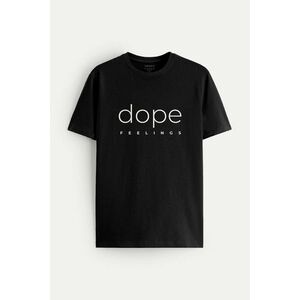 Tričko, Barva Černá, s Potiskem Dope Feelings obraz