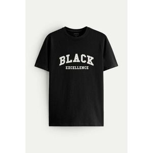 Tričko, Barva Černá, s Potiskem Black Excellence obraz