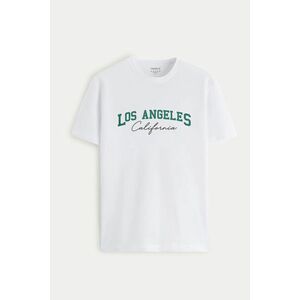 Tričko, Barva Bílá, s Potiskem Los Angeles California obraz