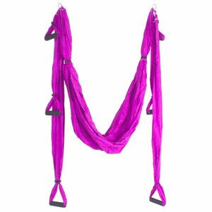 Závěs na jógu Sportago Fly Yoga, fialový obraz