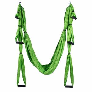 Závěs na jógu Sportago Fly Yoga, zelený obraz