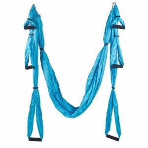 Závěs na jógu Sportago Fly Yoga, tyrkysový obraz