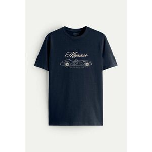 Tričko, Barva Modrá, s Potiskem Monaco Racing Club obraz