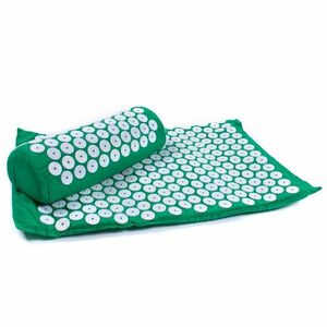 Sportago Eterna akupresurní podložka s polštářkem - zelená obraz