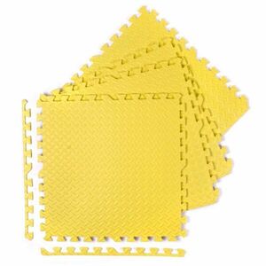 Puzzle podložka Sportago Easy-Lock 60x60x1, 2 cm, 4 ks, žlutá obraz