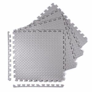 Puzzle podložka Sportago Easy-Lock 60x60x1, 2 cm, 4 ks, šedá obraz